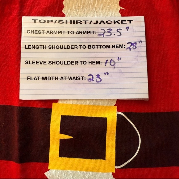 Vintage Santa Claus Christmas Holiday T-shirt Men’s Size Large Red Retro Novelty - Picture 10 of 10